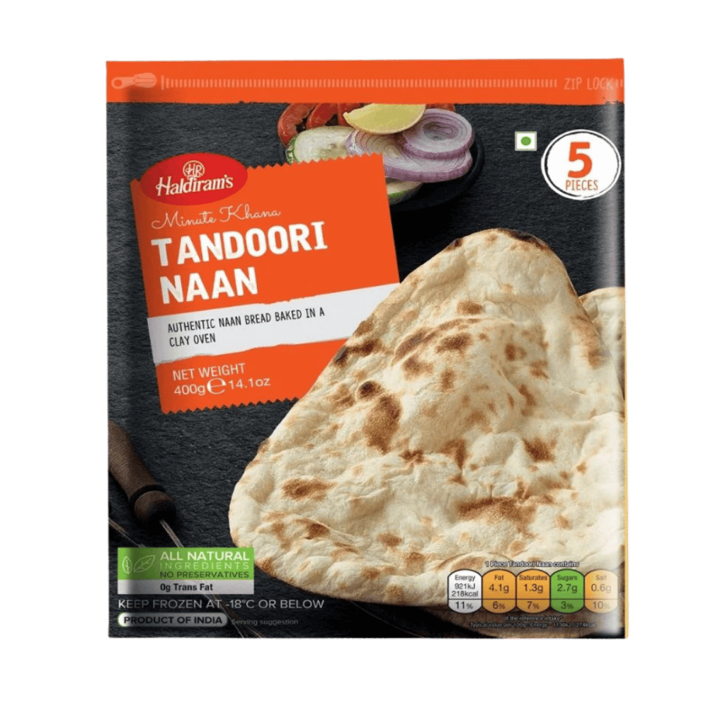 Haldiram's Tandooori Naan 5 Pcs buy online USA - 1